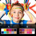 ハロウィン変装　フェイスペイント 顔 ペ