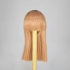 ドールウィッグ 8-9インチ セミロング ピンクブラウン LW-29805