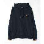 ショッピングフレッドペリー 「FRED PERRY」 プルオーバーパーカー L ネイビー レディース