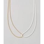 ネックレス 「ツイニング」 ネックレス コンビカラー レディース