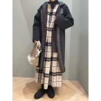 [Samansa Mos2] no color пальто свободный уголь женский 