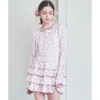 カーディガン ドーリーガーデン花柄セットアップ レディース