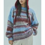 ニット セーター STRIPE KNIT TOP レディース