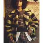 コート アウター SHAGGY CHECK COAT レディース