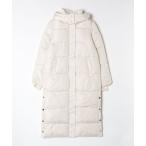 ダウンコート ダウンジャケット フード付きロングダウンコート レディース