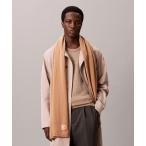 マフラー マフラー - エンブレムカシミヤニットスカーフ メンズ レディース