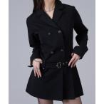 ワンピース プリーツジャケットワンピース