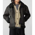 ショッピングSHIRTS ブルゾン アウター BENCH MARKING SHIRTS: フェイク ムートン B3 ブルゾン メンズ