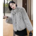ショッピングもこもこ コート アウター もこもこ フェイクファー コート レディース