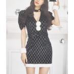 コスプレ 袖付きビジューベロアタイトサンタコスプレ「サンタコス 4点セット」