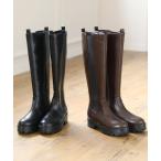 ショッピングロングブーツ 「VIVIAN」 ロングブーツ L ダークブラウン レディース