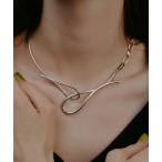 [loni] короткое колье FREE серебряный женский 