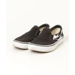 「VANS」 スリッポン 23cm ブラック レディース
