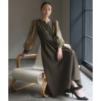 「GIRL」 長袖ワンピース L カーキ レディース