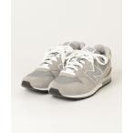 「New Balance」 ローカットスニーカー 23cm グレー レディース