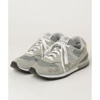 「New Balance」 ローカットスニーカー 24cm グレー レディース