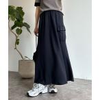 ショッピングロングスカート 「DouDou」 ロングスカート FREE ネイビー レディース