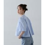 「N.（N. Natural Beauty Basic）」 半袖シャツ MEDIUM ブルー レディース