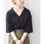 「SHIPS any」 半袖カットソー ONE SIZE ブラック レディース