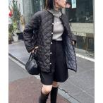 ショッピングmiddle 「Traditional Weatherwear」 キルティングブルゾン 32 ブラック レディース