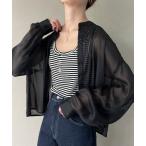 「junoah」 半袖ブラウス LARGE ブラック レディース