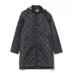 ショッピングラベンハム 「LAVENHAM」 キルティング中綿コート 36 ブラック レディース