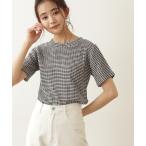 「N.（N. Natural Beauty Basic）」 半袖ブラウス MEDIUM ブラック系その他 レディース