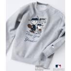 ショッピングKIDS トレーナー  「PEANUTS×MLB」オリジナルデザイン KIDS裏起毛トレーナー  キッズサイズ ヤンキース ドジャース カブス キャラクター キ