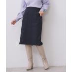 スカート ポケットタイトスカート「洗濯機OK/イージーケア/防シワ」