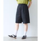 ショッピングハーフパンツ パンツ オーガニックコットン Wガーゼ ハーフパンツ レディース