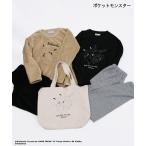 パジャマ 「ポケットモンスター」ポケモン ルームウェア ２着セット トートバッグ付き メンズ レディース