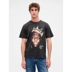 ショッピングGAP tシャツ ザ・ノトーリアス・B.I.G. リラックスフィット グラフィックTシャツ メンズ レディース