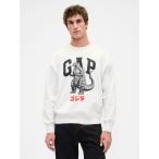 футболка тренировочный Godzilla Vintage soft графика GAP Logo спортивная фуфайка мужской женский 