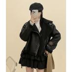 ムートンコート ボアコート フェイクムートンボアジャケット レディース