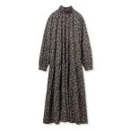 ワンピース フラワープリントティアードワンピース