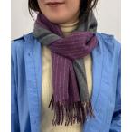 マフラー ストール 「H.O.V」cashmere muffler/カシミヤ マフラー ストライプ レディース