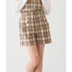 ショッピングcoca パンツ キッズ　ハートボタンチェックショーパン キッズ 子供服 女の子