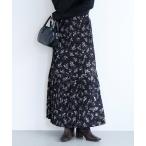 ショッピングcoca スカート 花柄プリーツロングスカート