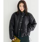 ショッピングレザージャケット ジャケット ノーカラージャケット フェイクレザー中綿ジャケット レディース