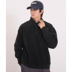 ショッピングcoca トレーナー スウェット 両面フリースハーフZIPプルオーバー メンズ レディース