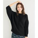 ショッピングcoca ニット セーター 太リブボートネックドルマンニット レディース