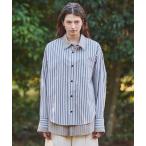 シャツ Layered stripe shirts/レイヤードストライプシャツ メンズ