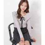 ニット セーター ケープリブニット レディース