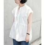 「quaranciel」 半袖ブラウス ONE SIZE ホワイト レディース