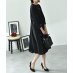 ワンピース カットジョーゼットＢＡＣＫプリーツワンピース