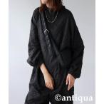 「antiqua」 オールインワン P ブラック レディース