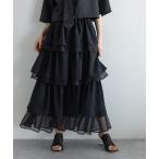 ショッピングフリル 「HARE」 フリルスカート FREE ブラック レディース