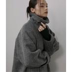 [feepur] пальто с отложным воротником MEDIUM. серый женский 