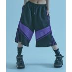 ショッピングハーフパンツ 「REFLEM」 ハーフパンツ FREE ブラック×パープル レディース