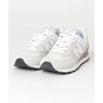 [New Balance] low cut спортивные туфли 23.5cm "теплый" белый мужской 